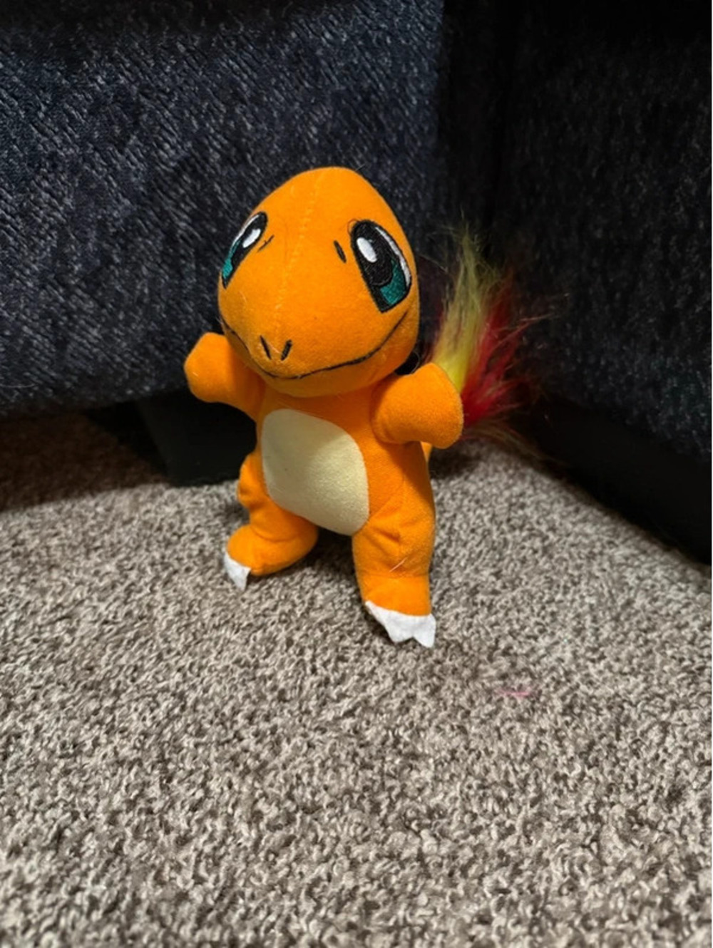 Pokémon Charmander Orange Plush Stuffed Animal Fluffy Flame Tail